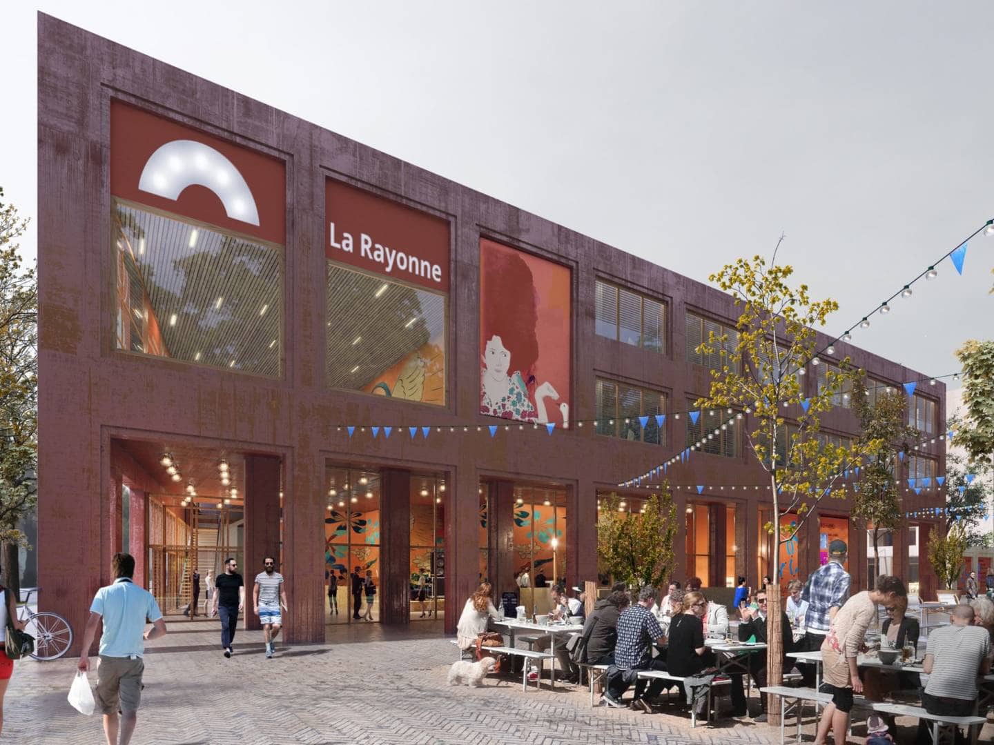 OGIC soutient la rayonne, tierslieu culturel du programme de revitalisation de la friche autre